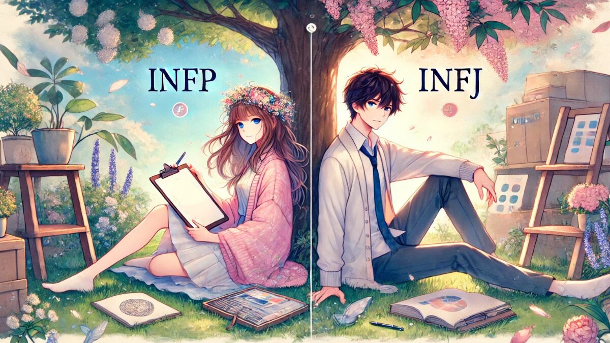 INFP(仲介者)とINFJ(提唱者)の相性