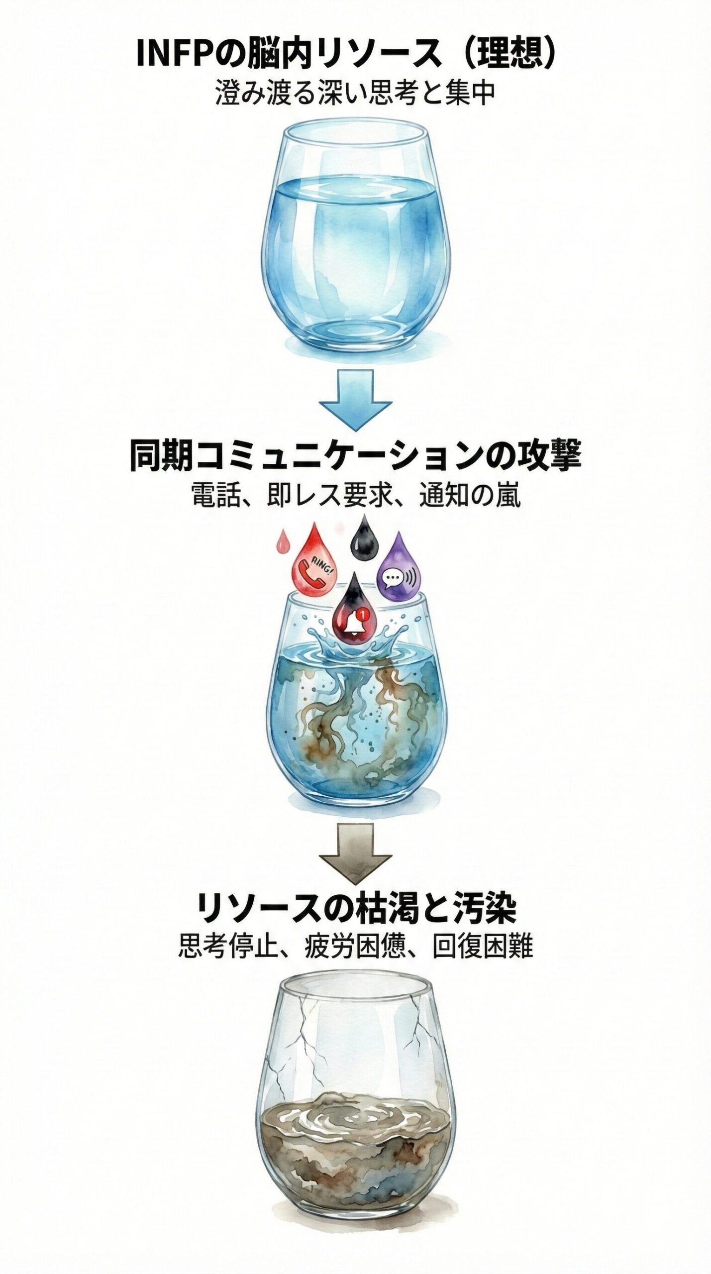 INFPの「思考エネルギー」が壊れるまで